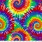 Tie Dye Anti-Pill Premium No-Sew Throw Fleece Fabric Kit (50x60)